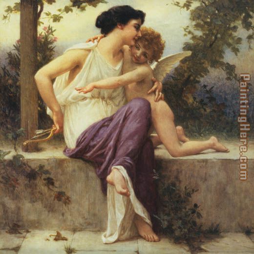 Cupid Disarmed painting - Guillaume Seignac Cupid Disarmed art painting